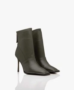 Alias Mae Abbie Leren Stiletto Enkellaarzen - Dark Forest -Mode Kleding 1f960f88 9ce6 4803 bbfd 5f3193414183 06