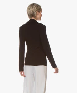 Majestic Filatures Viscose Jersey Blazer - Zwart 15 Majestic Filatures Viscose Jersey Blazer - Zwart -Mode Kleding 200129 636d8d87 bd77 4489 ad75 960f348a8566