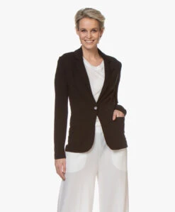 Majestic Filatures Viscose Jersey Blazer - Zwart 20 Majestic Filatures Viscose Jersey Blazer - Zwart -Mode Kleding 200129 8147569b e2b8 49cc 970e c53e84ad9574