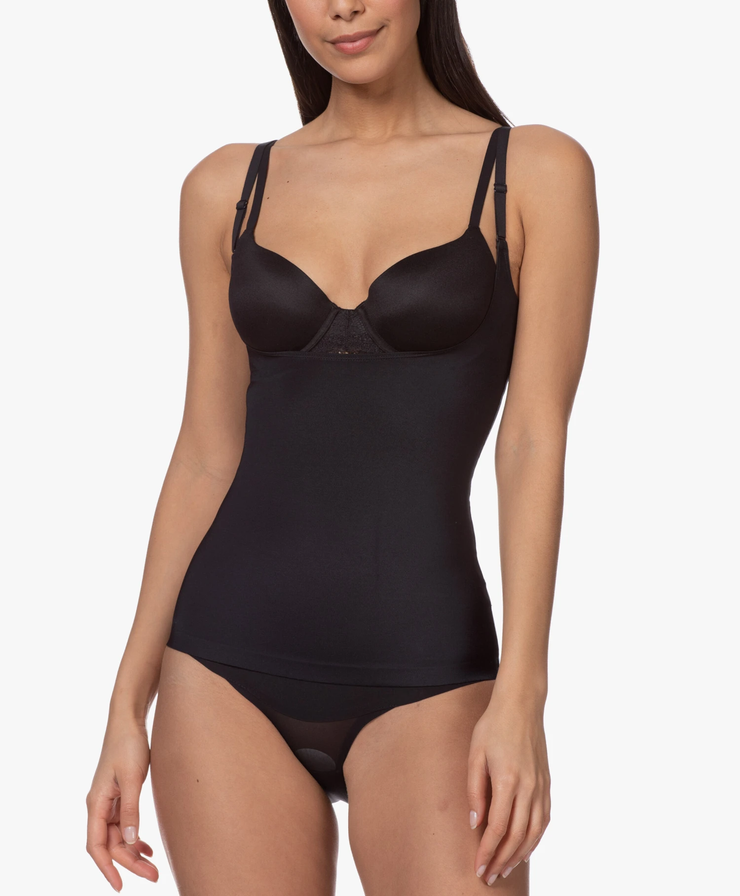 Spanx® Suit Your Fancy Open-Bust Cami - Zwart 11 Spanx® Suit Your Fancy Open-Bust Cami - Zwart - Afbeelding 11