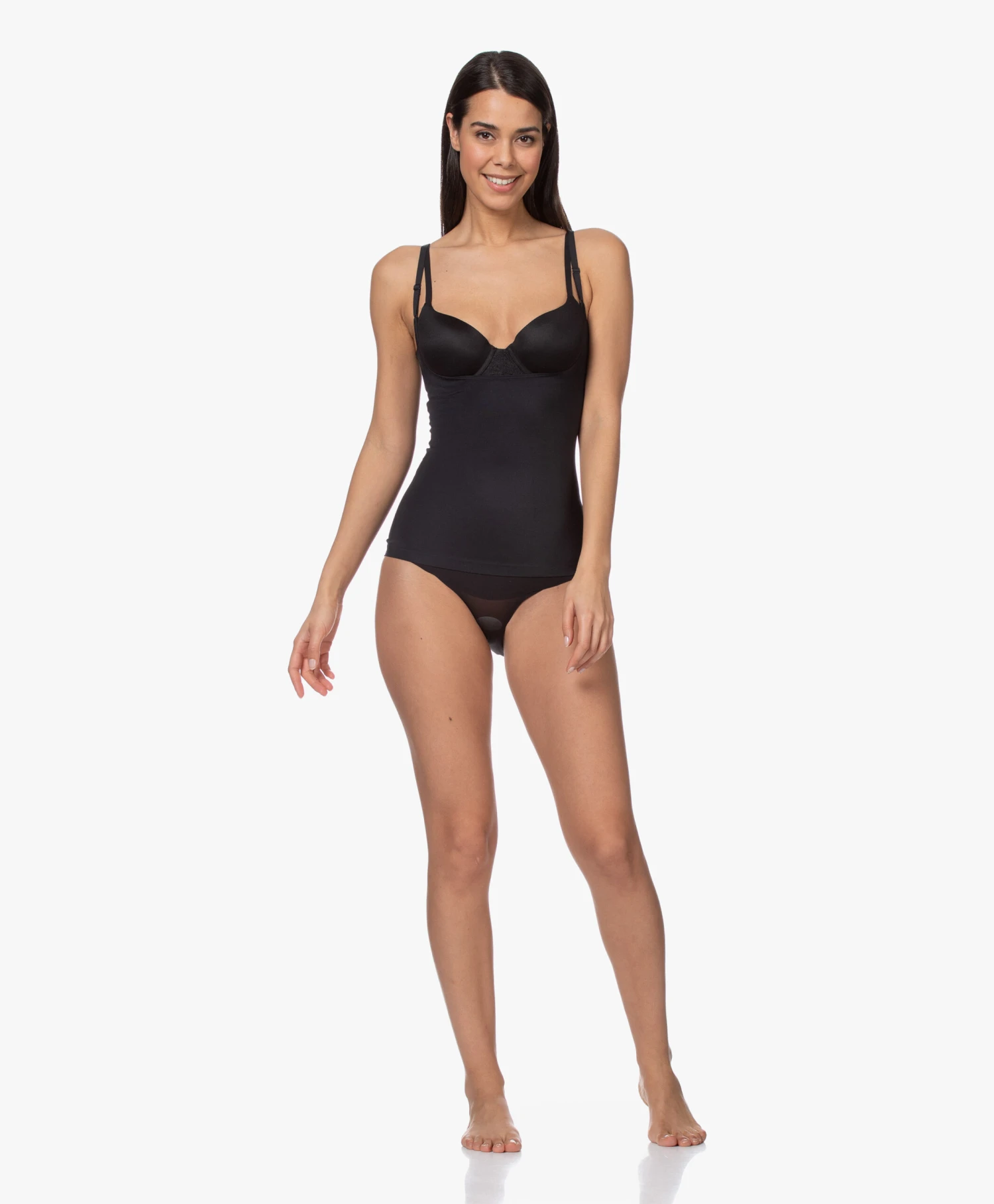 Spanx® Suit Your Fancy Open-Bust Cami - Zwart 13 Spanx® Suit Your Fancy Open-Bust Cami - Zwart - Afbeelding 13