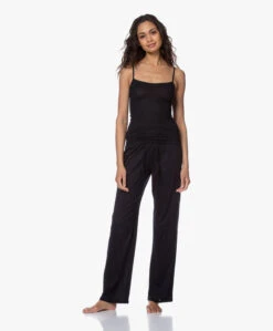 Hanro Cotton Deluxe Jersey Pyjamabroek - Zwart -Mode Kleding 200319 105f15dc 6993 43fc 9f73 c4417912d397