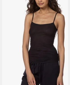 Hanro Ultralight Katoenen Spaghetti Top - Zwart -Mode Kleding 200319 2ba70ba5 9b23 4cbe 89a5 c0a5be9dd402