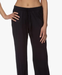 Hanro Cotton Deluxe Jersey Pyjamabroek - Zwart -Mode Kleding 200319 5d5bd247 ee2a 4461 ab63 a343483a5954