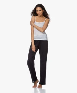 Hanro Cotton Deluxe Jersey Pyjamabroek - Zwart -Mode Kleding 200319 63e83afd 0820 4404 9fed e04f90e3d2b1