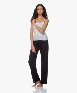 Hanro Cotton Deluxe Jersey Pyjamabroek - Zwart -Mode Kleding 200319 95862260 3b78 4758 bfd1 55f0b1f4f3f2