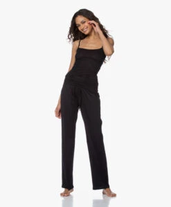 Hanro Ultralight Katoenen Spaghetti Top - Zwart -Mode Kleding 200319 f1995952 95e3 4844 8489 bfe76c55780c