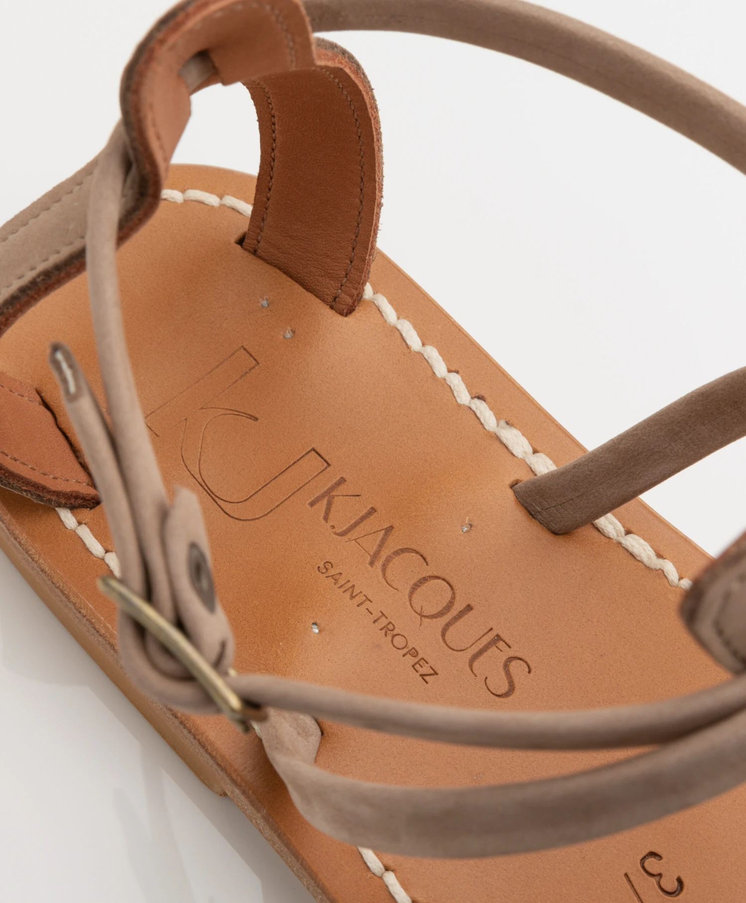 K. Jacques St. Tropez Buffon Nubuck Leren Sandalen - Costa 11 K. Jacques St. Tropez Buffon Nubuck Leren Sandalen - Costa - Afbeelding 11