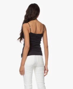 Hanro Moments Spaghetti Top - Zwart -Mode Kleding 200611 5d98dd95 240b 4817 8630 257d696a8085