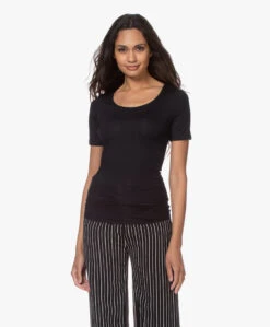 Hanro Soft Touch Modal T-Shirt - Zwart
