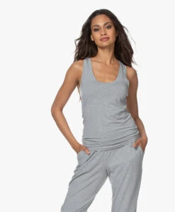 Hanro Modal Yoga Tanktop - Grit Melange 15 Hanro Modal Yoga Tanktop - Grit Melange -Mode Kleding 200623 55595744 df77 4f13 91e0 4a02364d5307