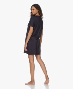 Hanro Laura Modalmix Jersey Nachthemd - Midnight -Mode Kleding 200623 820d4d2e 88b4 4939 9a60 034729152cd8