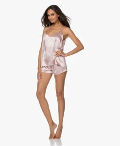 By Dariia Day Mulberry Zijden Short - Blush Pink -Mode Kleding 200707 567a6521 787d 4535 a2a5 de8fcaf0bca3