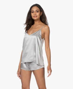 By Dariia Day Mulberry Zijden Camisole - Zilvergrijs -Mode Kleding 200707 b97a7003 adee 46ec b3ea 2ade2d19fa10