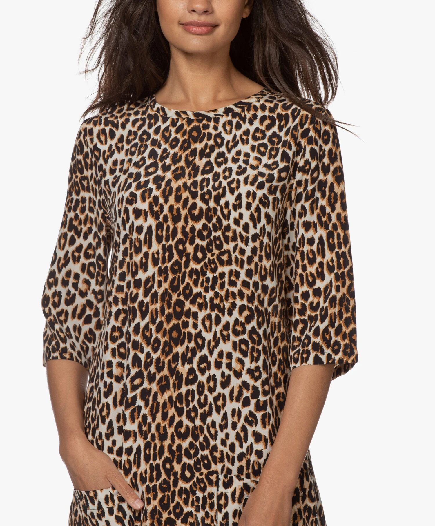 Equipment Aubrey Zijden Mini Jurk Met Luipaardprint - Beige 12 Equipment Aubrey Zijden Mini Jurk Met Luipaardprint - Beige - Afbeelding 12