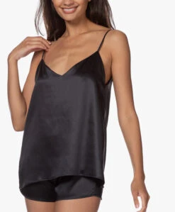 By Dariia Day Mulberry Zijden Camisole - Midnight Black -Mode Kleding 200707 e55f6ae5 db59 485d 8663 d7a7363fc18d