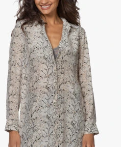 Equipment Essential Zijden Blousejurk - Slangenprint -Mode Kleding 200715 4ad14661 12e5 4d4e 8bc3 02cf5b7a6a0c