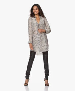 Equipment Essential Zijden Blousejurk - Slangenprint -Mode Kleding 200715 a7d0a15a cc95 4825 ae74 156ad65a9faa