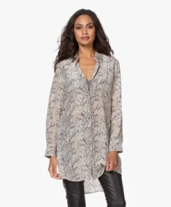 Equipment Essential Zijden Blousejurk - Slangenprint -Mode Kleding 200715 d18583ce b57f 4b51 bde6 410b752586dc