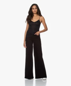 Hanro Wol-Zijde Spaghettitop - Zwart -Mode Kleding 200716 21ce060a 439e 49e9 9464 85e83838442c