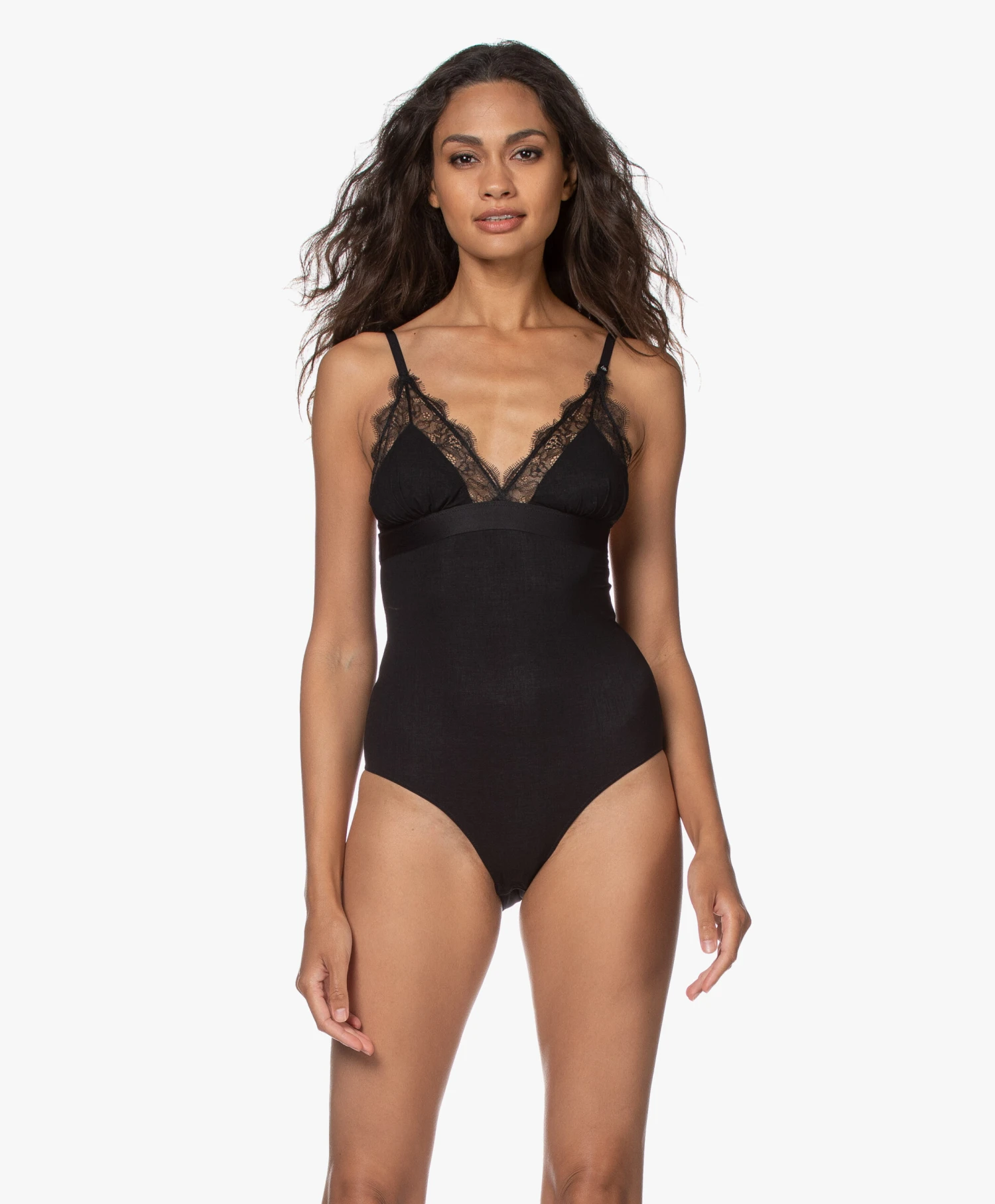 Love Stories Doris Bodysuit Met Kant - Zwart 1 Love Stories Doris Bodysuit Met Kant - Zwart