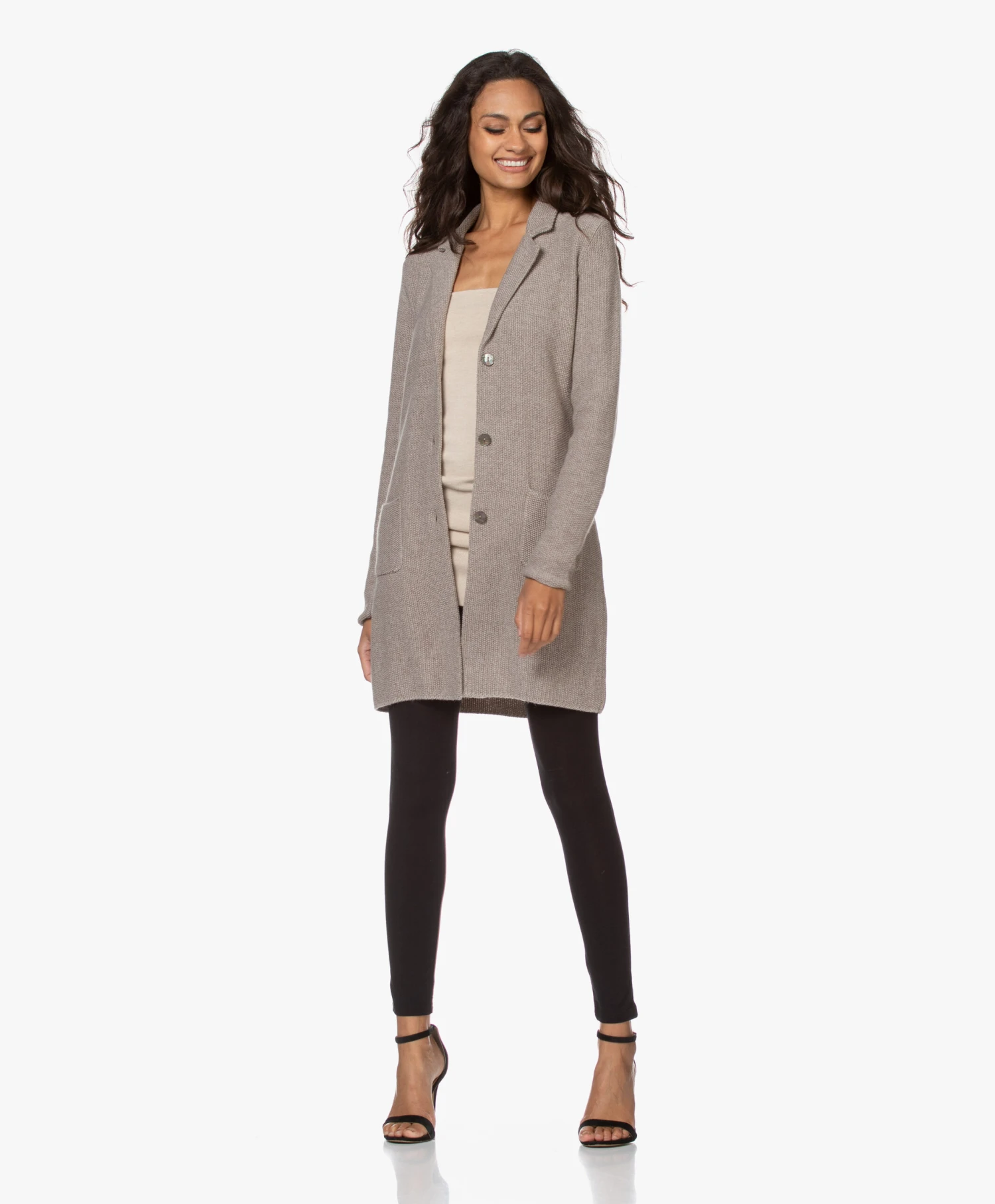 Extreme Cashmere N°149 Kate Mulitfunctionele Jurk - Latte 10 Extreme Cashmere N°149 Kate Mulitfunctionele Jurk - Latte - Afbeelding 10