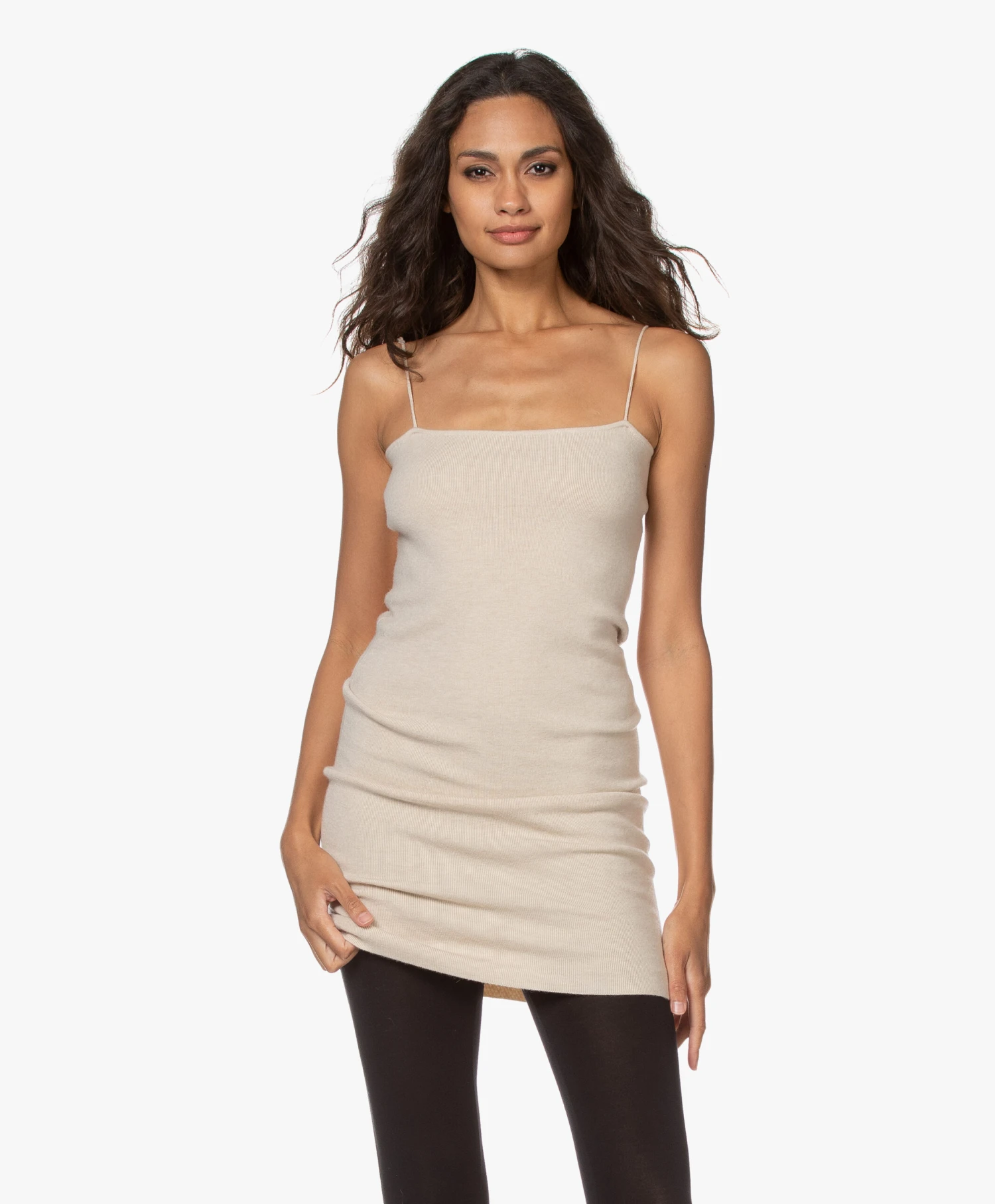 Extreme Cashmere N°149 Kate Mulitfunctionele Jurk - Latte 8 Extreme Cashmere N°149 Kate Mulitfunctionele Jurk - Latte - Afbeelding 8