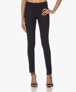 Joseph Gabardine Stretch Legging - Navy