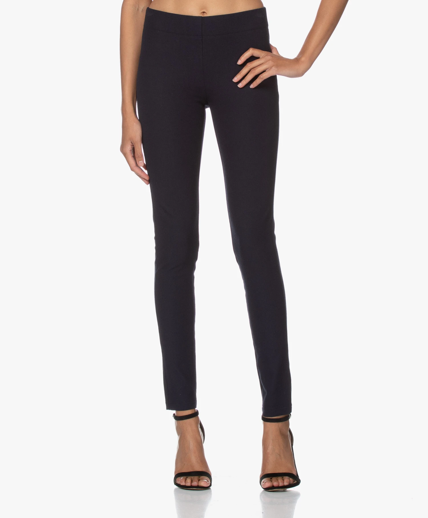 Joseph Gabardine Stretch Legging - Navy 1 Joseph Gabardine Stretch Legging - Navy
