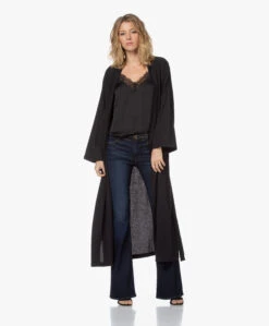 Hammam34 The Pheasant Lange Katoenen Kimono - Zwart 18 Hammam34 The Pheasant Lange Katoenen Kimono - Zwart -Mode Kleding 201119 25c44064 256c 42da 8411 104dae319106