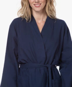 Hammam34 Cranes Geborduurde Katoenen Kimono - Navy -Mode Kleding 201119 d1a236f6 4a62 4a5a b707 c70abe25a095