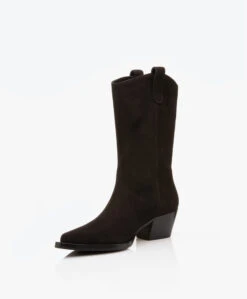 Panara Suède Western Laarzen - Zwart -Mode Kleding 20e9c015 19ef 4a85 99bf 6214a1bca056 15