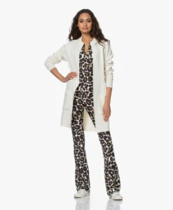 Deblon Sports Celine Flared Legging - Leopard Off-White -Mode Kleding 210107 753bac5b 8760 4063 86dd ba8eb48244ca