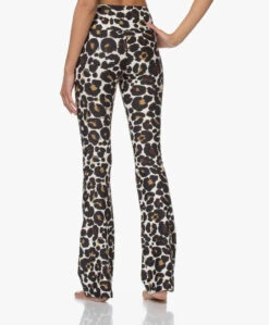 Deblon Sports Celine Flared Legging - Leopard Off-White -Mode Kleding 210107 f31dcec7 506d 4228 a60a 63167986d166
