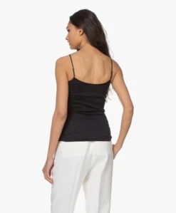 Hanro Cotton Seamless V-Hals Spaghetti Top - Zwart 16 Hanro Cotton Seamless V-Hals Spaghetti Top - Zwart -Mode Kleding 210223 5354f604 c5b1 4e38 939b 7647fcc036e7