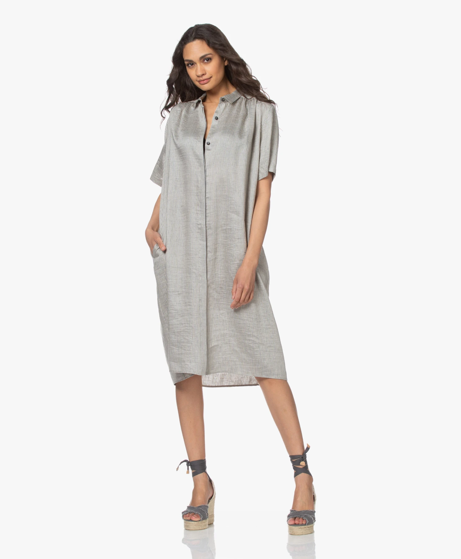 Castañer Bluma 11Cm Sleehak Espadrilles - Charcoal 10 Castañer Bluma 11Cm Sleehak Espadrilles - Charcoal - Afbeelding 10