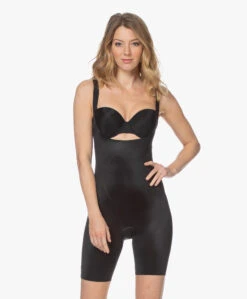 Spanx® Thinstincts 2.0 Open-Bust Mid-Thigh Body - Zwart -Mode Kleding 210325 072d9d53 8e52 4073 8246 858bd545315f