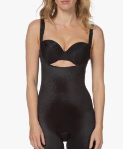 Spanx® Thinstincts 2.0 Open-Bust Mid-Thigh Body - Zwart -Mode Kleding 210325 2de84a0b 3b07 40af 9987 a8662cdba731