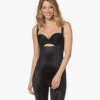 Spanx® Thinstincts 2.0 Open-Bust Mid-Thigh Body - Zwart