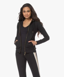 Deblon Sports Zoe Sweatvest Met Capuchon - Zwart