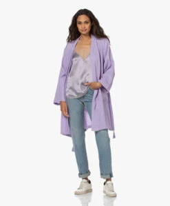 Hammam34 The Flower Geborduurde Katoenen Kimono - Lila -Mode Kleding 210706 a1a8596a 82f8 4819 8d2b a23930428c74