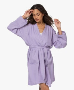 Hammam34 The Flower Geborduurde Katoenen Kimono - Lila -Mode Kleding 210706 eb31d6ae 0510 4cbe 8cdf 6b71a500432c