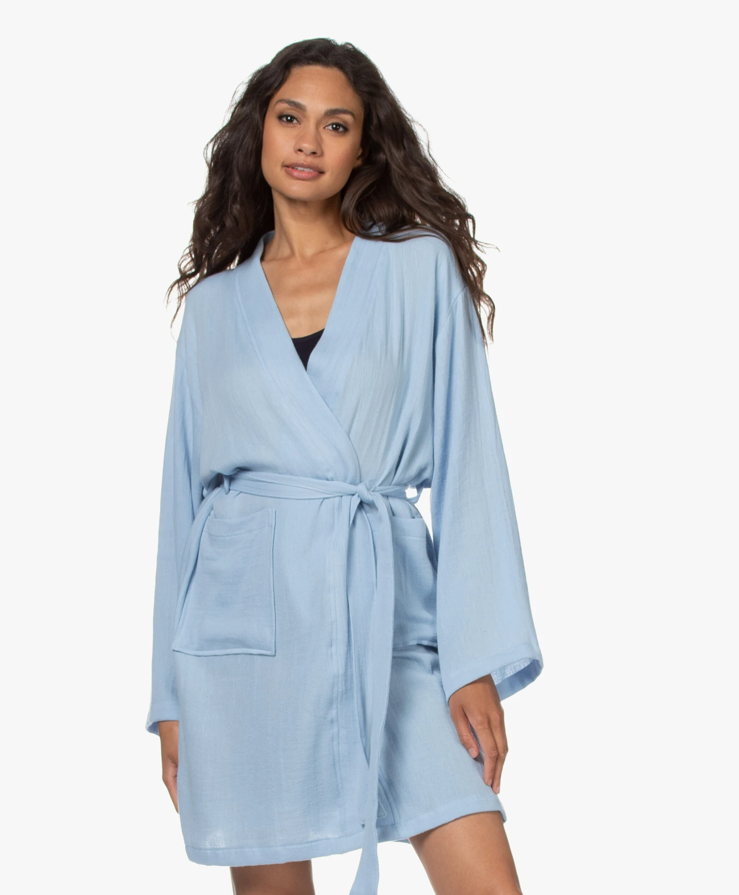 Hammam34 The Pheasant Geborduurde Katoenen Kimono - Cloud 8 Hammam34 The Pheasant Geborduurde Katoenen Kimono - Cloud - Afbeelding 8