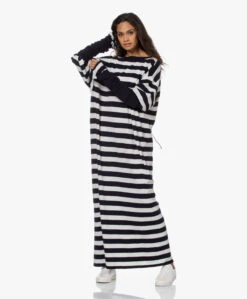 Extreme Cashmere N°192 Scoop Cashmeremix Jurk - Stripe -Mode Kleding 210805 2f15e5f0 89aa 4b89 96fd 84a5d3488901