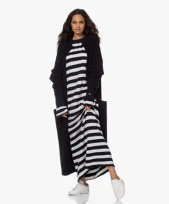 Extreme Cashmere N°192 Scoop Cashmeremix Jurk - Stripe -Mode Kleding 210805 827fa23c 4144 429c a460 2c99935c594b
