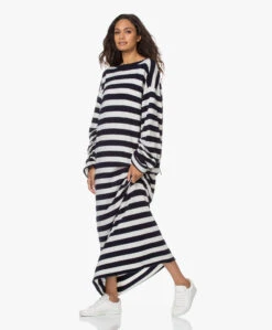 Extreme Cashmere N°192 Scoop Cashmeremix Jurk - Stripe