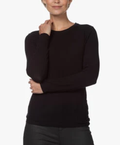 Drykorn Bajari Geribde Modal Longsleeve - Zwart -Mode Kleding 210830 4a5454a0 376a 421c a965 8ce90458732c