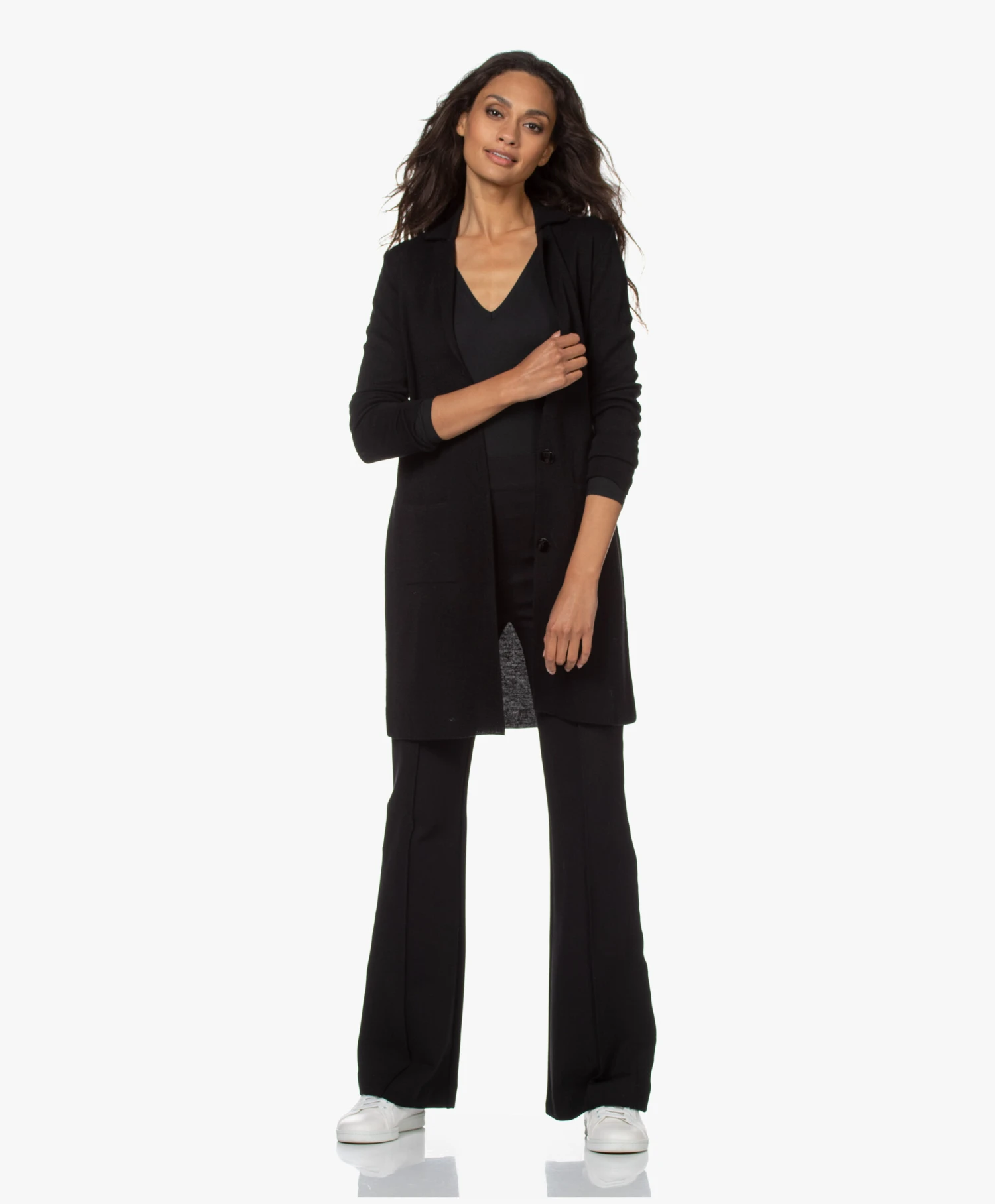 Spanx® Suit Yourself Longsleeve V-Hals Bodysuit- Zwart 2 Spanx® Suit Yourself Longsleeve V-Hals Bodysuit- Zwart - Afbeelding 2