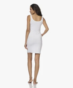 No Man'S Land Viscose Jersey Jurk - Wit -Mode Kleding 211012 04f83399 0811 46df b14b 482d732ac8fa