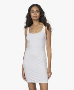 No Man'S Land Viscose Jersey Jurk - Wit -Mode Kleding 211012 b331569e 6974 4646 989b deec5ef76664